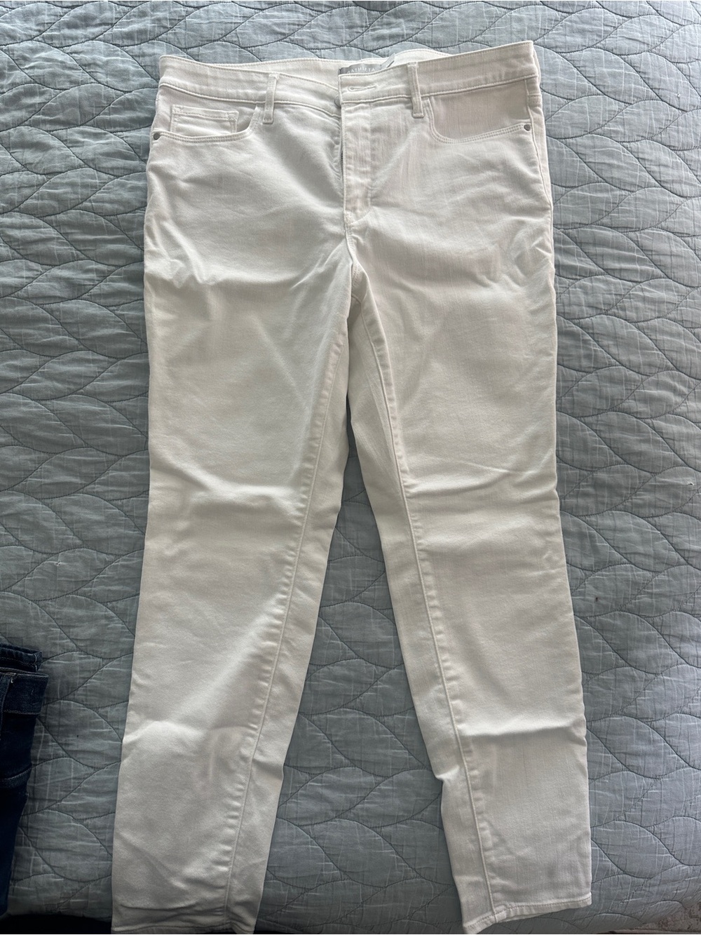Athleta White Slim Straight Jeans